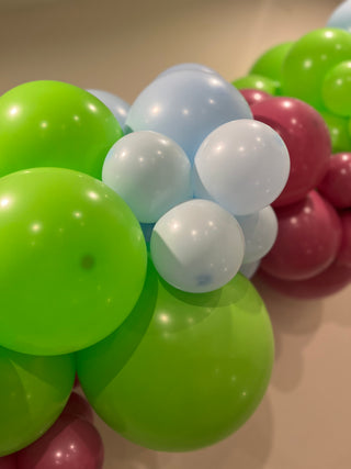 The Light Year Balloon Kit by INVYTE | Light Blue, lime Green, and Orchard Purple Balloon Garland Kit