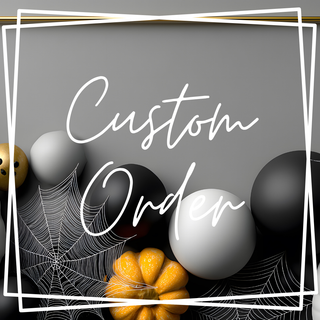 Custom Order: Halloween Themed Baby Shower
