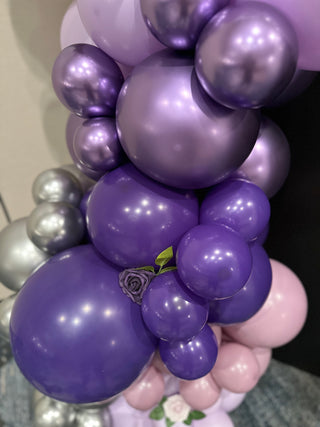 Double Custom Backdrop Rental with Balloon Installation