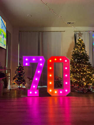 Marquee Number Rental