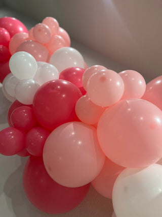 Pretty in Pink Balloon Kit by INVYTE | Fuchsia, Pink, and White Balloon Garland Kit