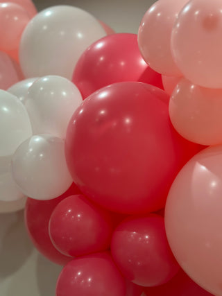 Pretty in Pink Balloon Kit by INVYTE | Fuchsia, Pink, and White Balloon Garland Kit