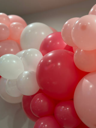 Pretty in Pink Balloon Kit by INVYTE | Fuchsia, Pink, and White Balloon Garland Kit
