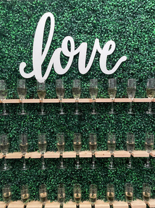 Greenery Champagne Wall Rental