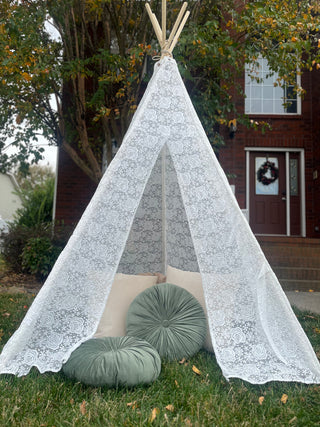 Lace Teepee Tent Rental