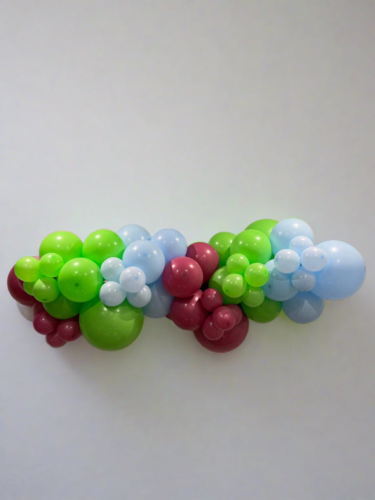The Light Year Balloon Kit by INVYTE | Light Blue, lime Green, and Orchard Purple Balloon Garland Kit
