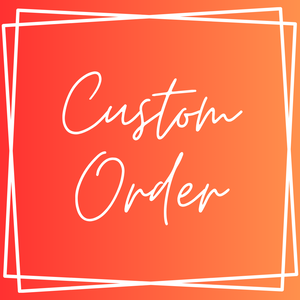 Custom Order: Custom Backdrop with Balloon Garland and Custom Acrylic Signage