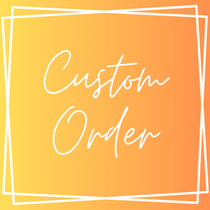 Custom Order: Custom Acrylic Sign with 3ft Easel Balloon Garland