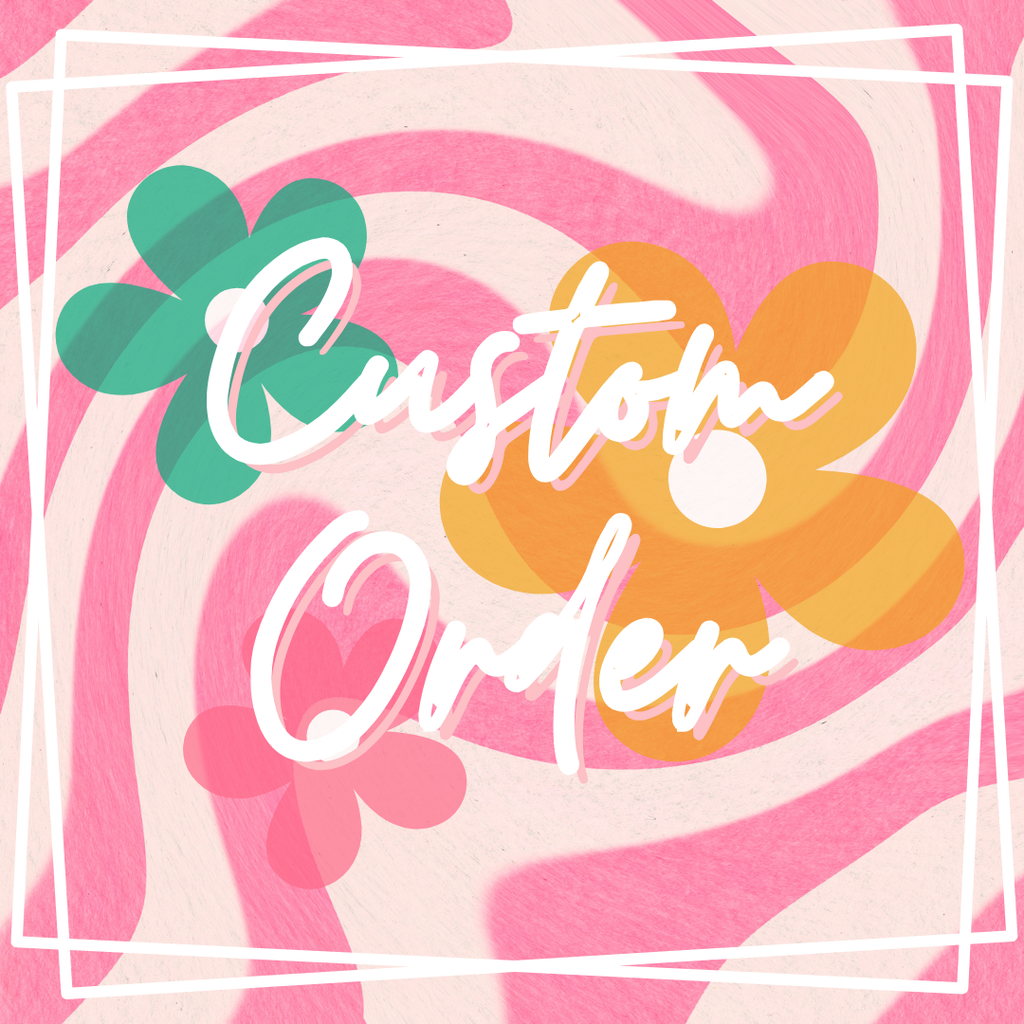 Custom Order: Balloon Bubble House Groovy Theme
