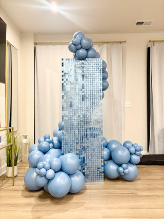 Blue Shimmer Wall Rental