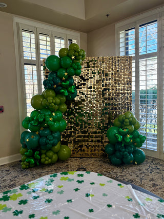 Light Gold Shimmer Wall Rental