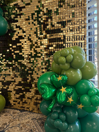 Light Gold Shimmer Wall Rental