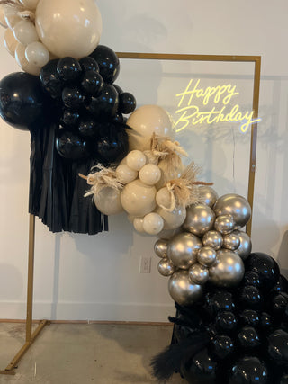 Diagonal Balloon Garland Backdrop
