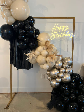 Diagonal Balloon Garland Backdrop
