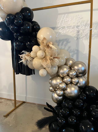 Diagonal Balloon Garland Backdrop