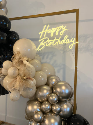 Diagonal Balloon Garland Backdrop