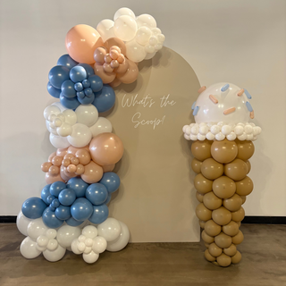 Ice Cream Balloon Backdrop in Portsmouth, Virginia