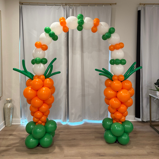 Carrot Balloon Arch