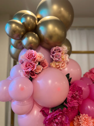 Golden Sunset with Floral Backdrop | April 2024