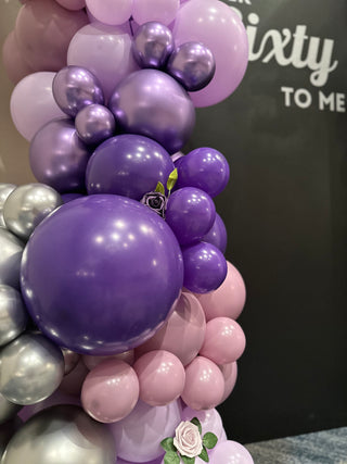 Double Custom Backdrop Rental with Balloon Installation