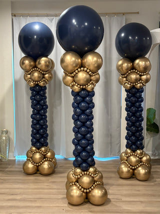 Coliseum Balloon Column with Top Balloon
