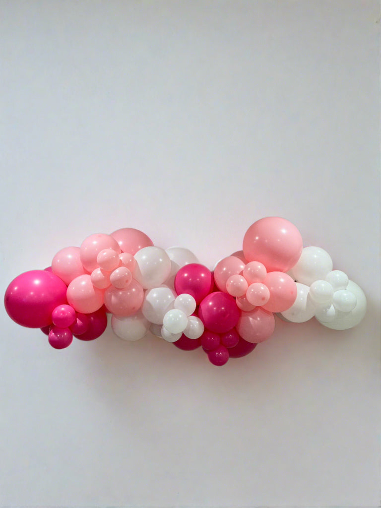 Pretty in Pink Balloon Kit by INVYTE | Fuchsia, Pink, and White Balloon Garland Kit