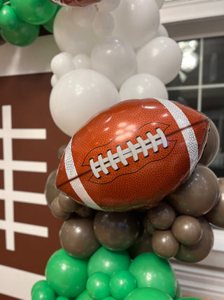Touchdown: Football Field & Football Backdrop Duo