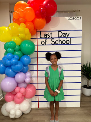 Schools Out Notebook Backdrop | June 2024