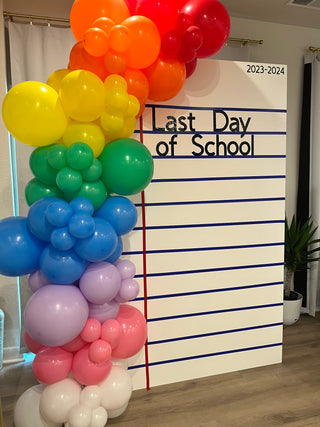 Schools Out Notebook Backdrop | June 2024
