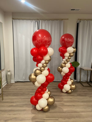 One-on-One Balloon Classes: Helix/Screw/Tapered Balloon Column