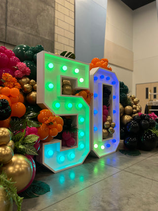 Marquee Number Rental