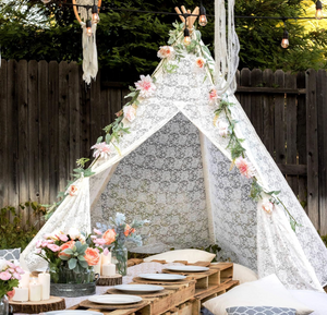 Lace Teepee Tent Rental