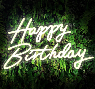 Happy Birthday Neon Sign Rental